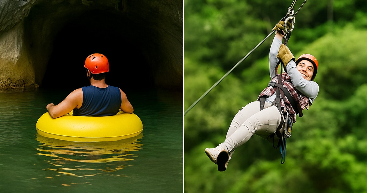 Cave Tubing and Zipline